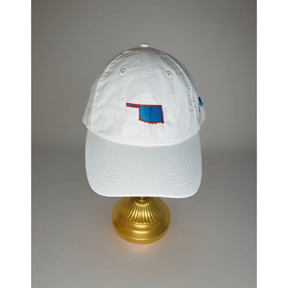 Imperial Oak Tree National Golf Club Oklahoma Performance White Strapback Hat